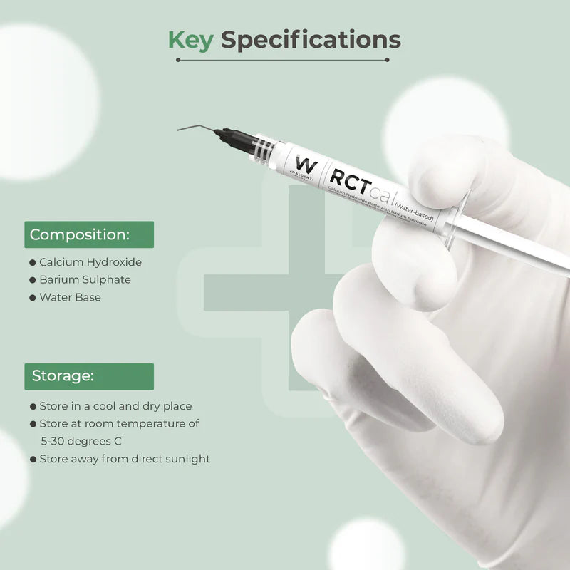 Waldent RCTcal Calcium Hydroxide Paste (Water Based)