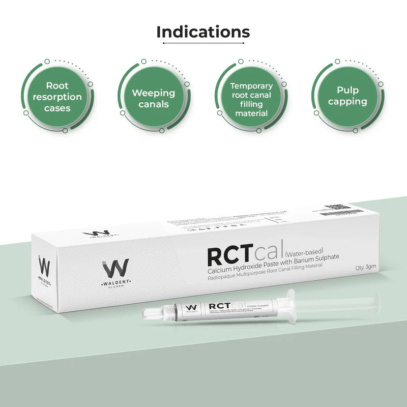 Waldent RCTcal Calcium Hydroxide Paste (Water Based)