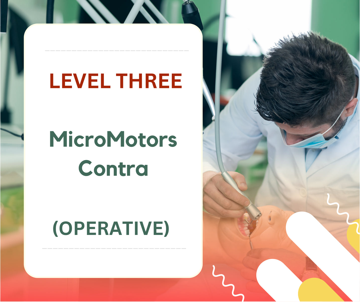 Level Three Mircromotor b135 & contra low speed